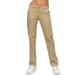 Pantalones Cargo de Cintura Alta para Mujer, Estilo Casual con Bolsillos, Poliéster/Algodón, Antiarrugas, Secado Rápido, Bangladesh, Precio al por Mayor - Product Image 2