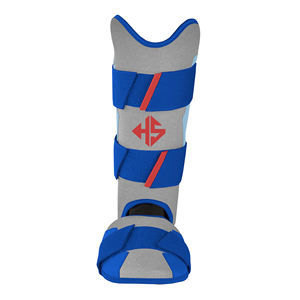 Protège-tibias de baseball professionnels à double sangle, confortables, respirants, légers, durables, avec fermeture auto-agrippante - Product Image 1