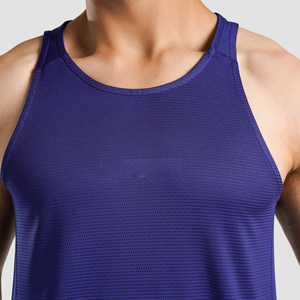 Débardeur Sportif Homme Tendance de Qualité Supérieure, Couleur Unie, Séchage Rapide, en Polyester, Col Rond, Sans Manches, pour Fitness - Product Image 6