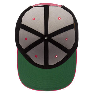 หมวกแก๊ปแบบ Snapback สองสี Unisex สกรีนโลโก้ได้ ปรับขนาดได้ สไตล์ฮิปฮอป หมวกเบสบอล ขายส่ง คุณภาพพรีเมียม ผ้าฝ้าย - Product Image 5