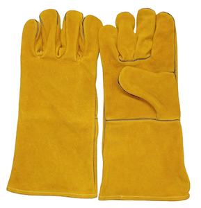 Gants de soudage en cuir de vache noir XL de qualité supérieure Protection de sécurité des mains supérieure anti-coupure ignifuge anti-dérapant meilleur prix - Product Image 5