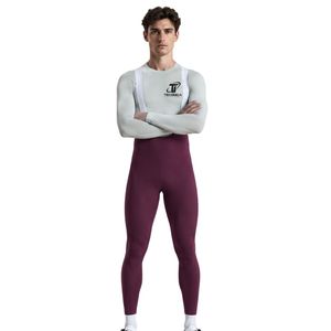<b>Men's</b> <b>Thermal</b> Cycling Bib Tights Full Length Padded Performance Road Bike Bib Pants - Product Image 5