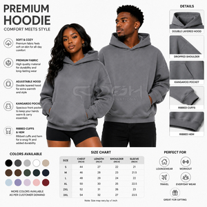 Sudadera con Capucha de Felpa Personalizada con Bordado e Impresión en Relieve de Cosh International para Unisex, Sudadera con Capucha de Alta Calidad - Product Image 6