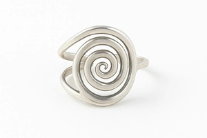 Spiral <b>925</b> <b>Silver</b> <b>Ring</b> Minimalist Unisex Everyday Wear - Product Image 2