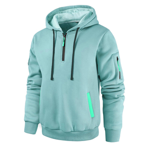 Nueva Sudadera con Capucha Personalizada para Hombre, Corte Regular, Algodón Mezclado, Color Sólido Informal, Sudadera con Capucha para Invierno, Bolsillo de Forro Polar, Transpirable - Product Image 3