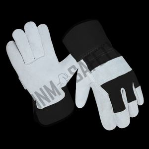 Guantes Profesionales de Trabajo Resistentes de Cuero Vacuno, Guantes de Seguridad con Protección Personal - Product Image 6