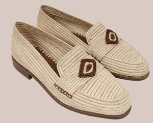 รองเท้าโมคาซินราฟเฟียทำมือสำหรับผู้ชาย – รองเท้าแบบสวมทอผ้าสไตล์โมร็อกโก รองเท้าแบบสวมที่ทำจากวัสดุธรรมชาติ - Product Image 3