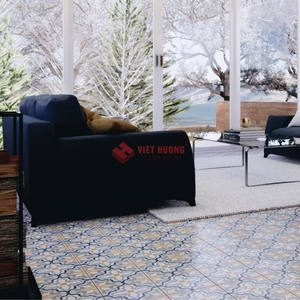 Carrelage en ciment design 190x190 mm pour espaces extérieurs artistiques - Product Image 4