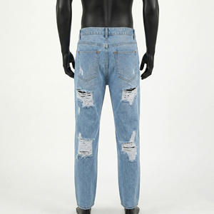 กางเกงยีนส์เดนิมทรงหลวมสำหรับผู้ชาย คุณภาพสูง สไตล์ฮิปฮอป สตรีทแวร์ รุ่นปี 2026 - Product Image 6