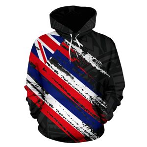 Vente en gros de sweats à capuche polynésiens personnalisés avec impression intégrale, sweats à capuche hawaïens à motif maori personnalisés OEM - Product Image 2