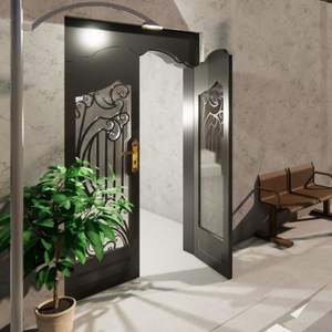 Portes d'entrée en fer forgé de luxe pour maison, porte principale sécurisée, design décoratif pour maisons modernes - Product Image 3