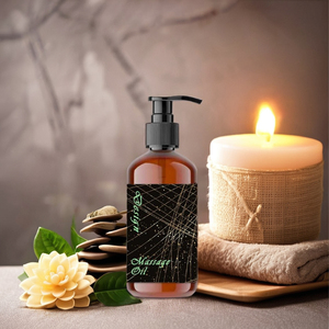 Aceite de masaje de aromaterapia a base de hierbas, crema exfoliante corporal, aceite de jengibre y Romero Unisex, cuidado de la piel Natural, hidratante adelgazante corporal - Product Image 1