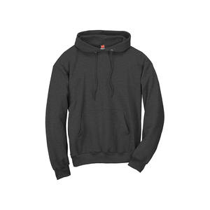 Sudadera con Capucha Negra de Color Sólido para Hombre, Sudadera de Algodón, Sudadera Informal con Bolsillo Tipo Canguro - Product Image 2