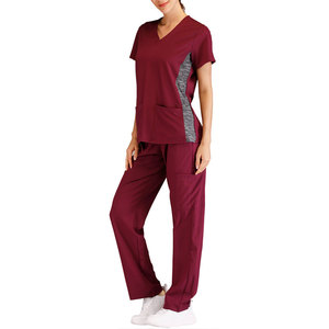 Conjunto de Uniforme Médico de Punto Ligero y Duradero para Enfermeras, Doctores y Cuidadores, Diseñado para Comodidad, Movilidad y Profesionalismo - Product Image 1