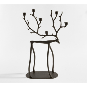 Support de Bougie Renne en Promotion pour Décoration de Noël, Bougeoir Moderne Fait Main pour Table de Salon - Product Image 1