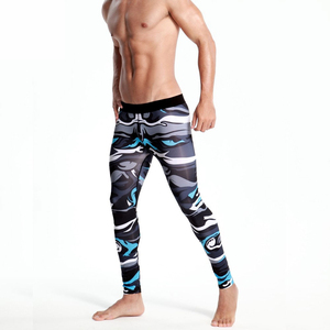 Men's Athletic Compression Leggings Running Workout Gym Training Fitness Stretch Quick Dry Breathable Performance Sports <b>Tights</b> - Product Image 3