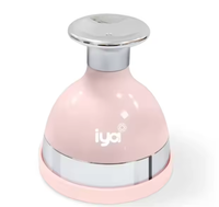 Hey Iya FC-0724 Masseur facial portable étanche en ABS et acier inoxydable, rechargeable par USB, avec vibration et refroidissement pour lifting