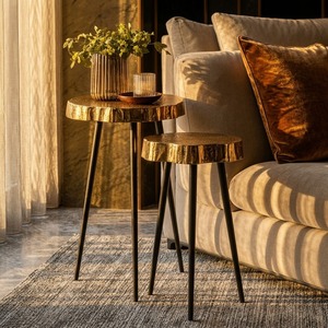 Daily Favorite Modern Round Nesting <b>Coffee</b> <b>Tables</b> <b>Legs</b> Living Room Furniture Decorative Design - Product Image 5