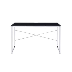 โต๊ะคอมพิวเตอร์สีดำและโครเมียมของเทนโนสโต๊ะเขียนหนังสือทันสมัย - Product Image 2