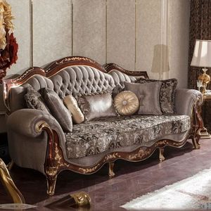 Sofá Seccional en Forma de L de Madera Real, Diseño Tradicional, Duradero y Ecológico para Sala de Estar, en Oferta - Product Image 3