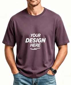 Camiseta Personalizada con Logotipo para Hombre, 100% Algodón, 260 g/m², Ecológica, de Secado Rápido, Color Sólido, Manga Corta, Cuello Redondo, Estampada, al por Mayor - Product Image 4