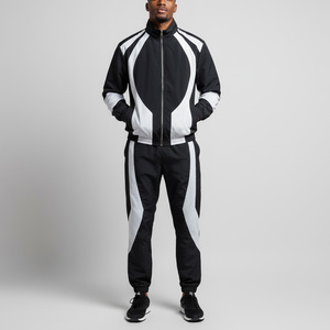 Wholesale Custom Logo Tracksuit Heavyweight Fleece Embroidered Tracksuit Factory Price Production - Product Image 3