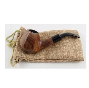 ไปป์ไม้พรีเมียมแบบพกพา ใช้ซ้ำได้ สำหรับสูบยาสูบ ทำด้วยมือ งานฝีมือ สมุนไพร บุหรี่  วัสดุเบกาไลต์ สีไม้ พร้อมอุปกรณ์เสริมสำหรับสูบ - Product Image 2