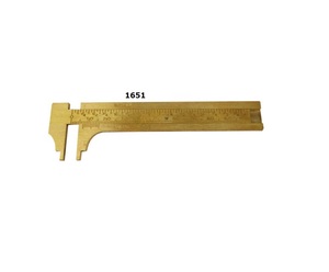 Jauge en laiton de haute qualité, instruments de mesure de 4 pouces, utilisés pour la fabrication de bijoux, vente en gros au prix le plus bas, meilleur produit - Product Image 1