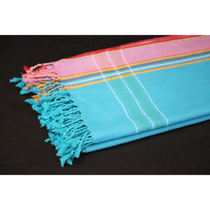 Serviette Peshtemal Kikoy en coton - Design rayé moderne et luxueux, séchage rapide, écologique, pour la plage, promotion de la marque (taille personnalisée) - Product Image 5