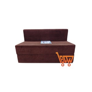 ที่นอนเสริมแบบโซฟาปรับนอนได้ HFM ขนาด 4x6 ฟุต หนา 8 นิ้ว ทำจากโฟมนุ่มสบาย เหมาะสำหรับใช้ในบ้านหรือโรงแรม - Product Image 1
