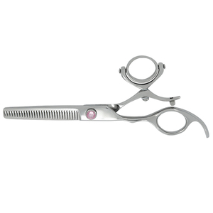 Ciseaux de coiffure en cobalt à 30 dents, double articulation, en acier inoxydable, pour la coupe des cheveux, pour salon de coiffure et usage domestique, manuel - Product Image 1