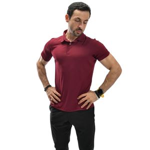 <b>Men's</b> <b>Burgundy</b> Custom Cotton <b>Polo</b> <b>Shirt</b> Short Sleeve Casual Golf Uniform Regular Fit OEM Manufacturer Wholesale Apparel Co. - Product Image 1