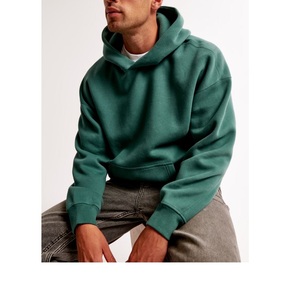 Sweat à capuche personnalisé, coupe oversize, effet vieilli, uni, en maille épaisse 500 g/m², délavage acide, style vintage, prix de gros - Product Image 1