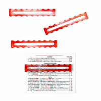 Cartes de lecture de scores de Mahjong américain en acrylique avec fenêtre de visualisation transparente pour les outils de suivi des scores NMJL