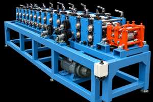 Machine automatique de formage de tubes carrés en acier inoxydable pour la fabrication de volets roulants et la transformation de tuyaux dans le secteur de la construction - Product Image 1