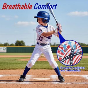 Youth Baseball Batting Gloves with Super <b>Grip</b> Technology for Boys & Girls | Enhanced <b>Control</b> & Comfort for Hitting, Training - Product Image 4