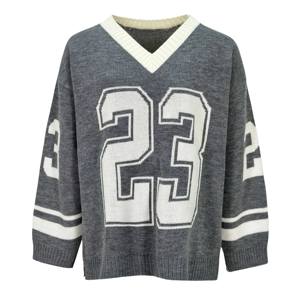 Suéter de Punto con Diseño Gráfico Transpirable, Jersey con Patrón de Punto, Pullover Colorido, Moda de Invierno para Señoritas - Product Image 2