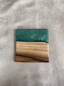 Artistic Luxury <b>Square</b> Resin Eco-Friendly Non-Toxic <b>Adjustable</b> Lightweight Coaster Decor - Product Image 2