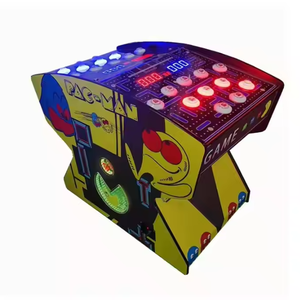 HGR <b>Amusement</b> Pacman Hit Beans 1 2 Player Arcade Battle Game <b>Machine</b> 220V 50KG Metal Acrylic Cabinet Colorful Lights Sound All - Product Image 1