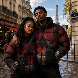 Veste d'hiver unisexe à sublimation pour l'extérieur, style régalia maçonnique héritage, vêtements grecs, fraternité et sororité - Product Image 3