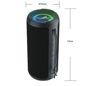 OQPO X10 Altoparlante Wireless Portatile da Esterno IPX7 Impermeabile 24W Suono Stereo Potente Bassi Profondi RGB Luce a 5.3 Colori Cangianti - Product Image 3