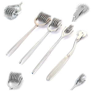 Outil de diagnostic Wartenberg de qualité supérieure, en acier inoxydable de qualité chirurgicale, outil neurologique sensoriel avec roue à pointes rotative - Product Image 2