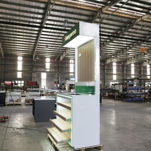 Vitrine en métal avec éclairage LED et fond solide |   Recyclable, haute qualité, taille personnalisable |   Service OEM disponible - Product Image 1