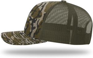 Gorra Trucker Unisex de 6 Paneles con Malla Trasera, Verde Oliva Camuflaje, Casual, Ajustable, para Adultos, Uso en Exteriores, Primavera/Verano, Venta al Por Mayor - Product Image 4