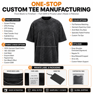 เสื้อยืดโอเวอร์ไซส์ผู้ชายแบบย้อมสีพิเศษ OEM ผ้าฝ้าย 100% เสื้อเปล่าขายส่งจำนวนมาก พิมพ์โลโก้ได้ แห้งเร็ว เป็นมิตรกับสิ่งแวดล้อม - Product Image 2