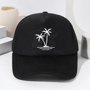 Gorra de camionero hecha en Pakistán con panel frontal bordado, parte trasera de malla transpirable, ajuste adaptable y diseño atemporal para uso casual. - Product Image 4