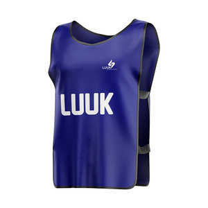 Maillots d'entraînement de football personnalisés pour hommes grandes tailles, sans manches, 100% polyester, respirants, anti-transpiration, antibactériens - Product Image 5