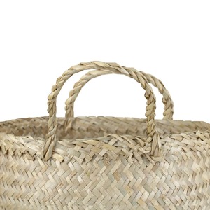 Foldable seagrass <b>basket</b> custom paint color available Handmade <b>Storage</b> <b>Basket</b> Wholesale eco-friendly Made in Vietnam - Product Image 6
