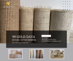 Rollo de malla de caña de ratán Natural para fabricación de muebles de interior, paneles decorativos y artesanías, Exportación de Vietnam - Product Image 1