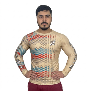 เสื้อแรชการ์ดผู้ชายแขนยาวสีพื้นคุณภาพดีที่สุดขายดีที่สุดประจำปี 2026 - Product Image 4